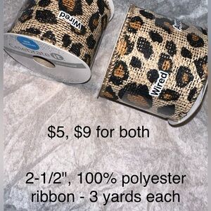 2-1/2" Wired Edge Ribbon